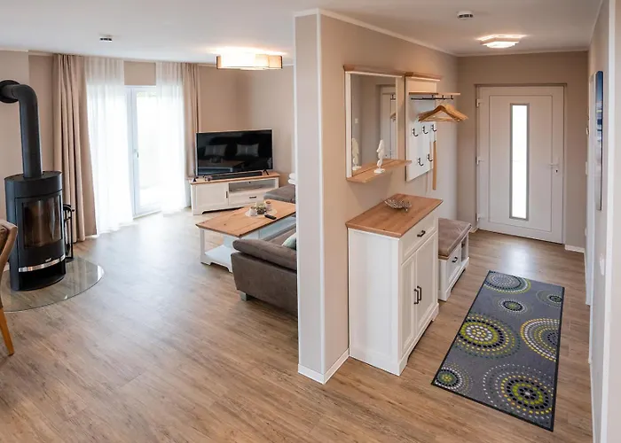 別荘 Gruenes Seeidyll - Direkt Am Puddeminer Wiek!